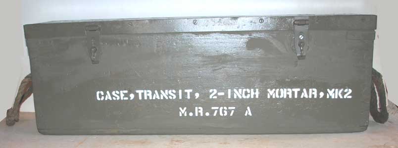 Rare 2" Mortar transit case