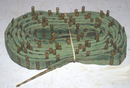 Tabbed 1943 dated ammo Belt, Vickers MG, 250 round,